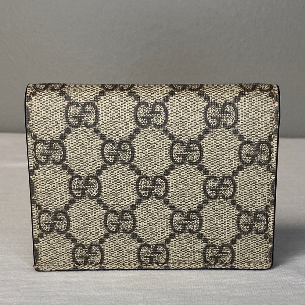 Gucci Cherry GG Supreme PVC Wallet - Picture 4 of 12